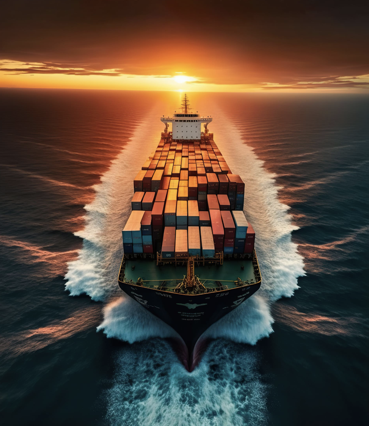 Buque de carga Port Logistics